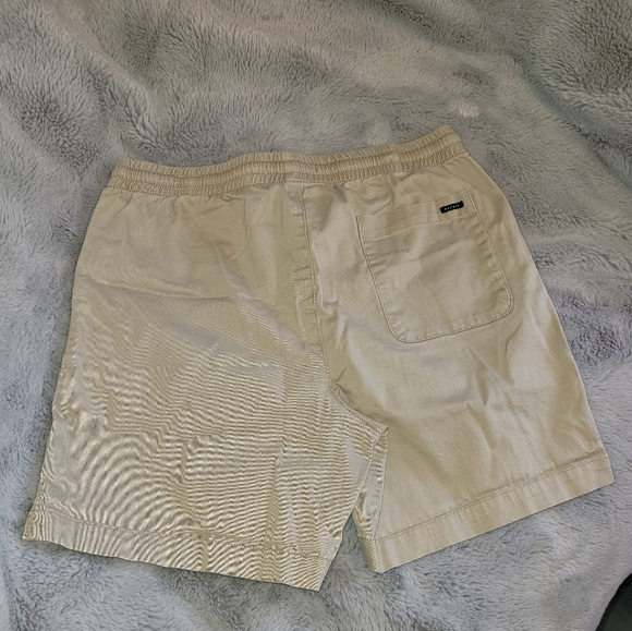 Pacsun Volley 6 Inch Shorts Size Medium Khaki Pull On Drawstring - Picture 5 of 16